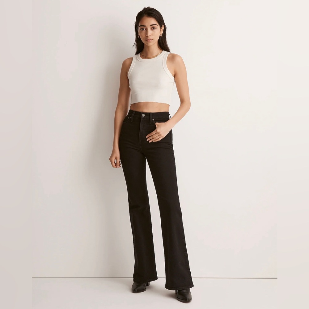Madewell The Perfect Vintage Flare Jean Black